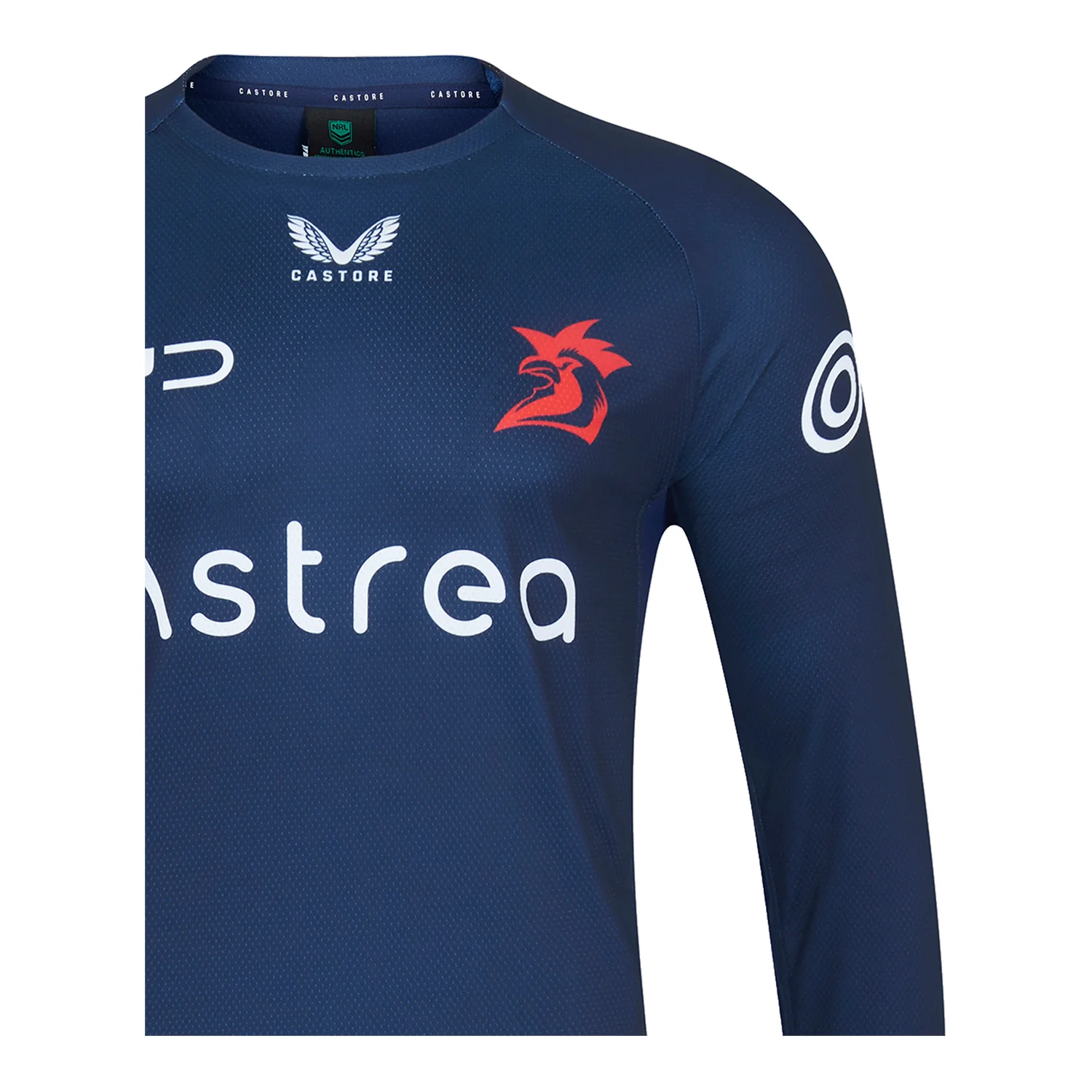 Sydney Roosters 2025 Mens Pro Players LS T-Shirt - Image 3