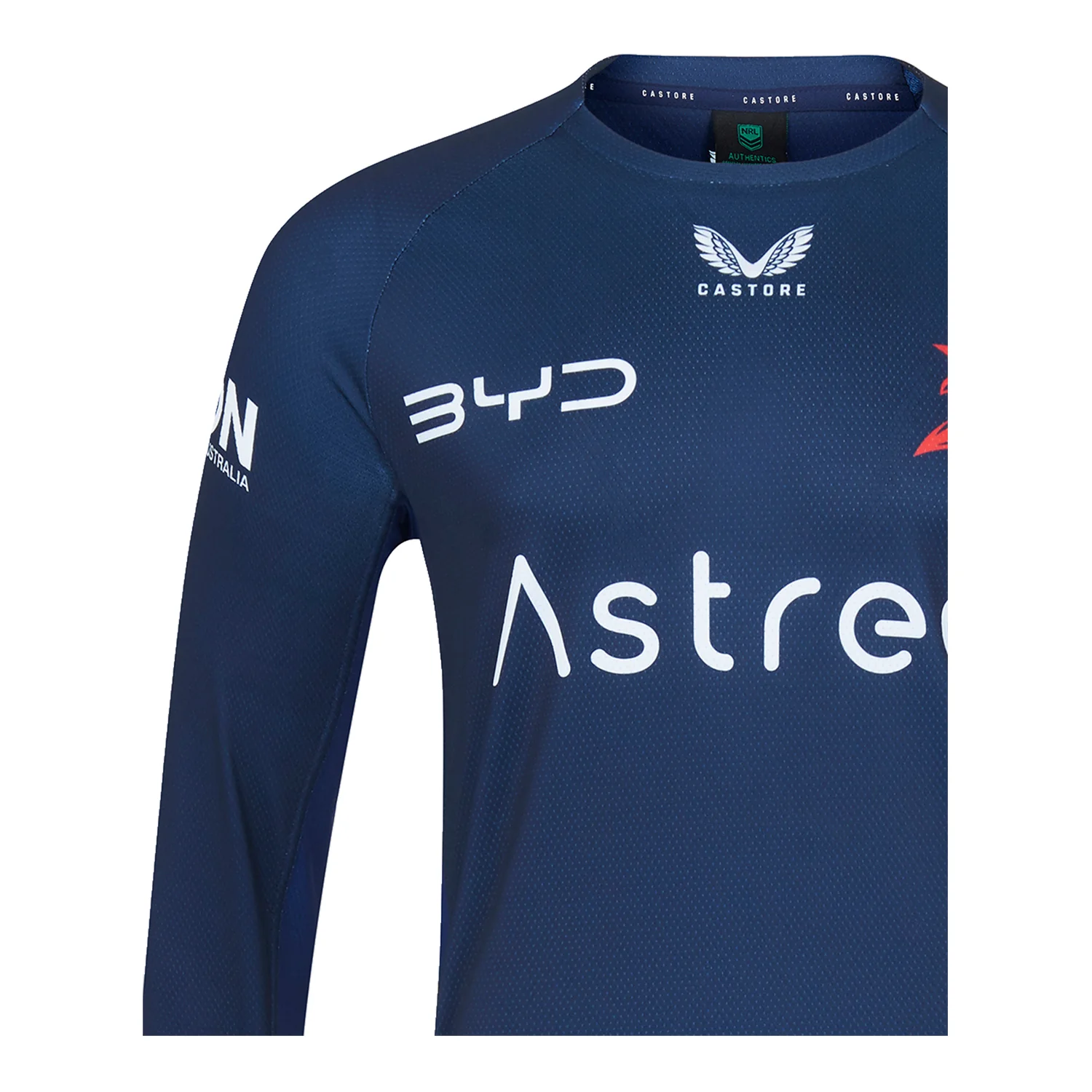 Sydney Roosters 2025 Mens Pro Players LS T-Shirt - Image 5