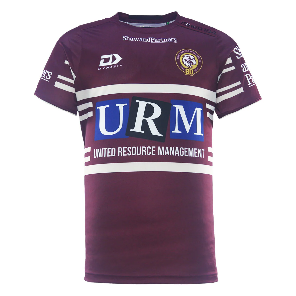 Manly Warringah Sea Eagles Mens 2026 Training Tee Maroon