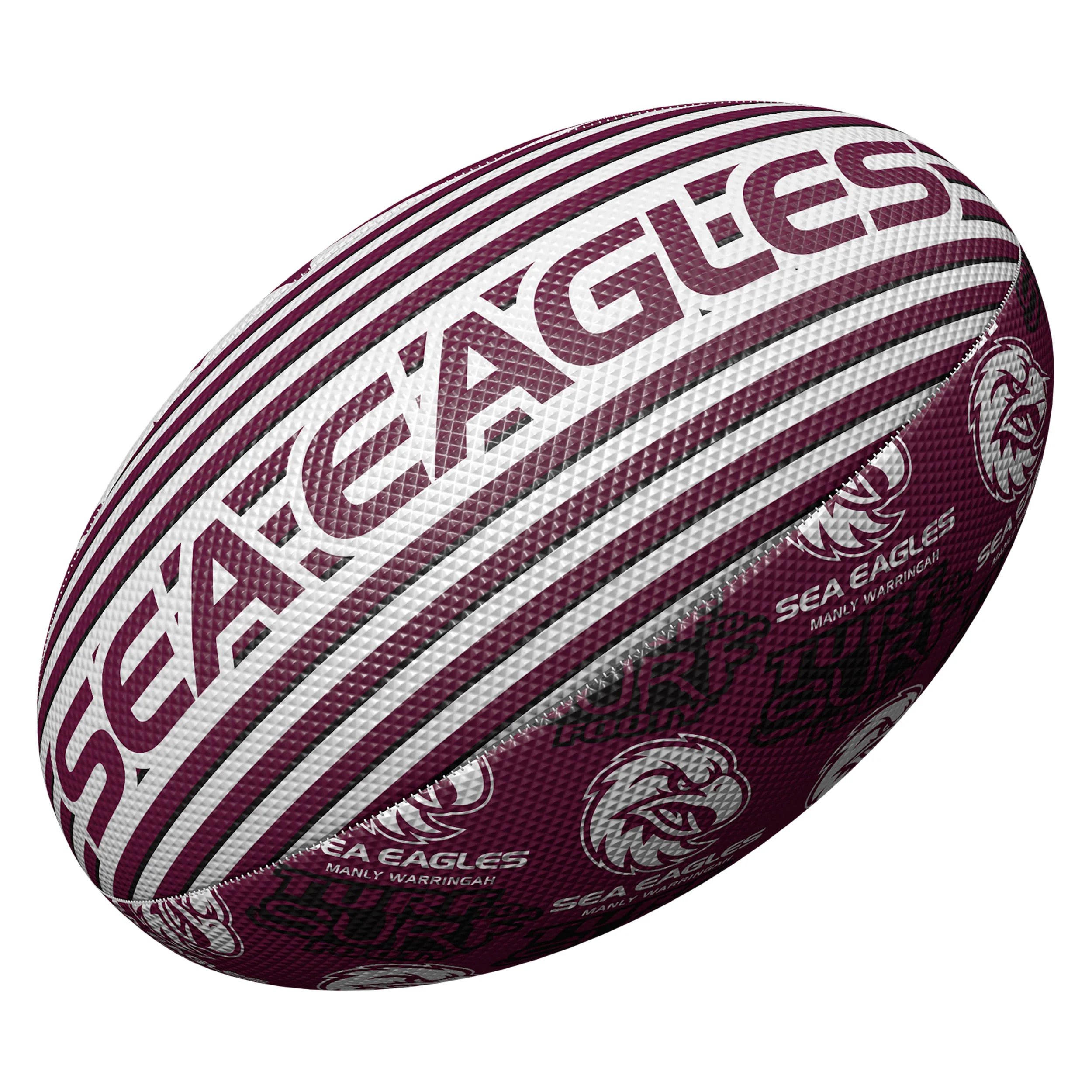 Manly Warringah Sea Eagles Surf To Turf Ball Size 3 - Image 2