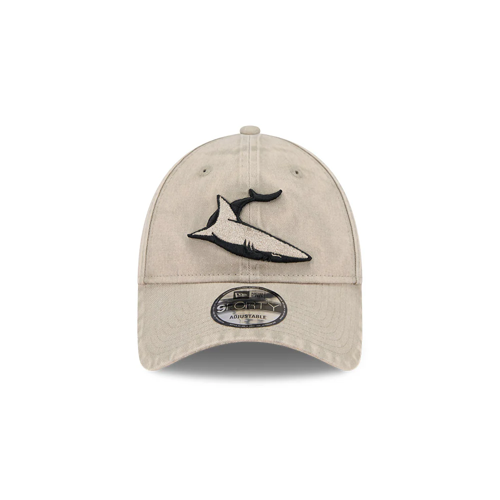 Cronulla-Sutherland Sharks 9Forty Washed Pebble Cap - Image 2