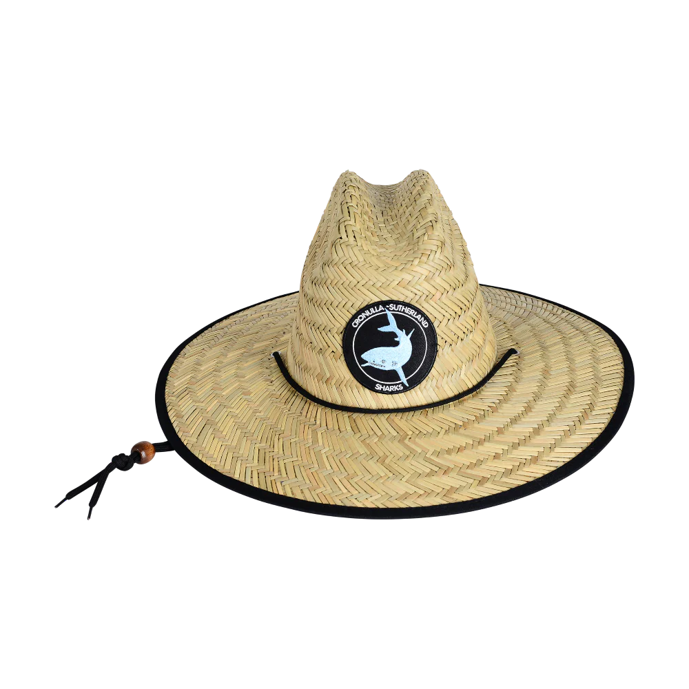 Sharks Adult Retro Straw Hat