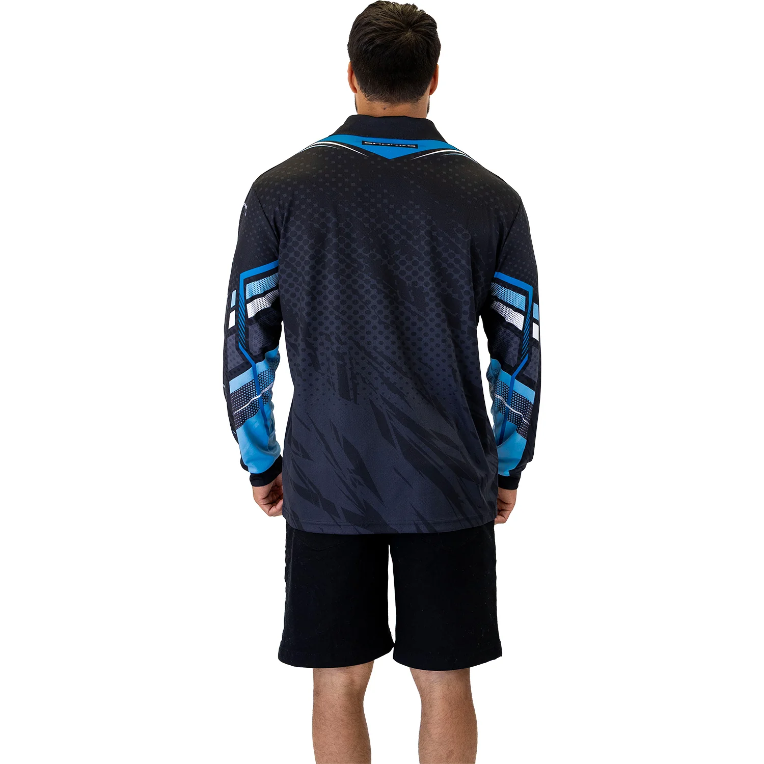 Sharks Cyber Fishing Shirt Mens - Image 4