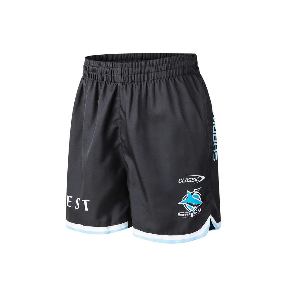 Cronulla Sharks Mens 2026 Performance Gym Shorts