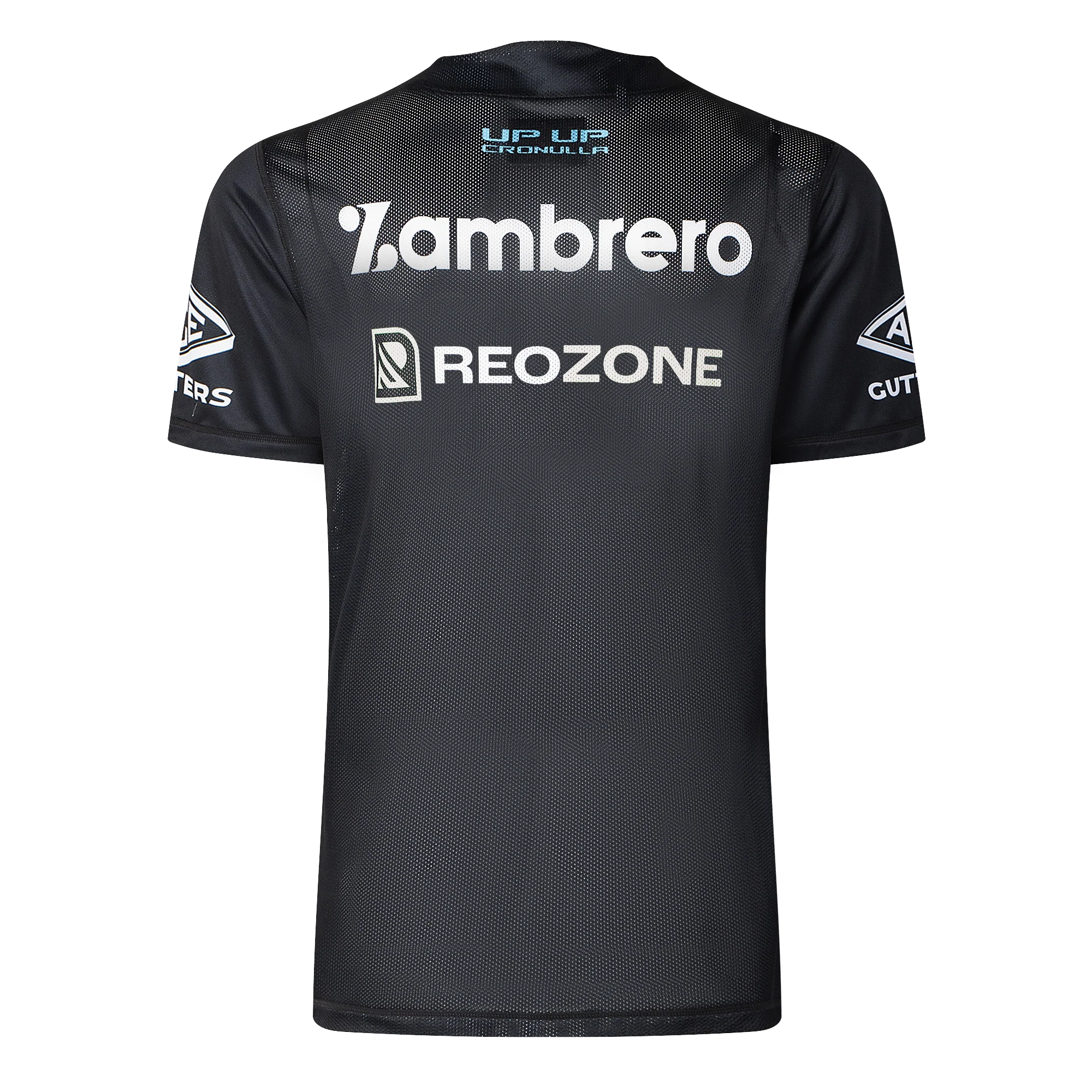 Cronulla Sharks Mens 2026 Pro Training Tee Black - Image 3