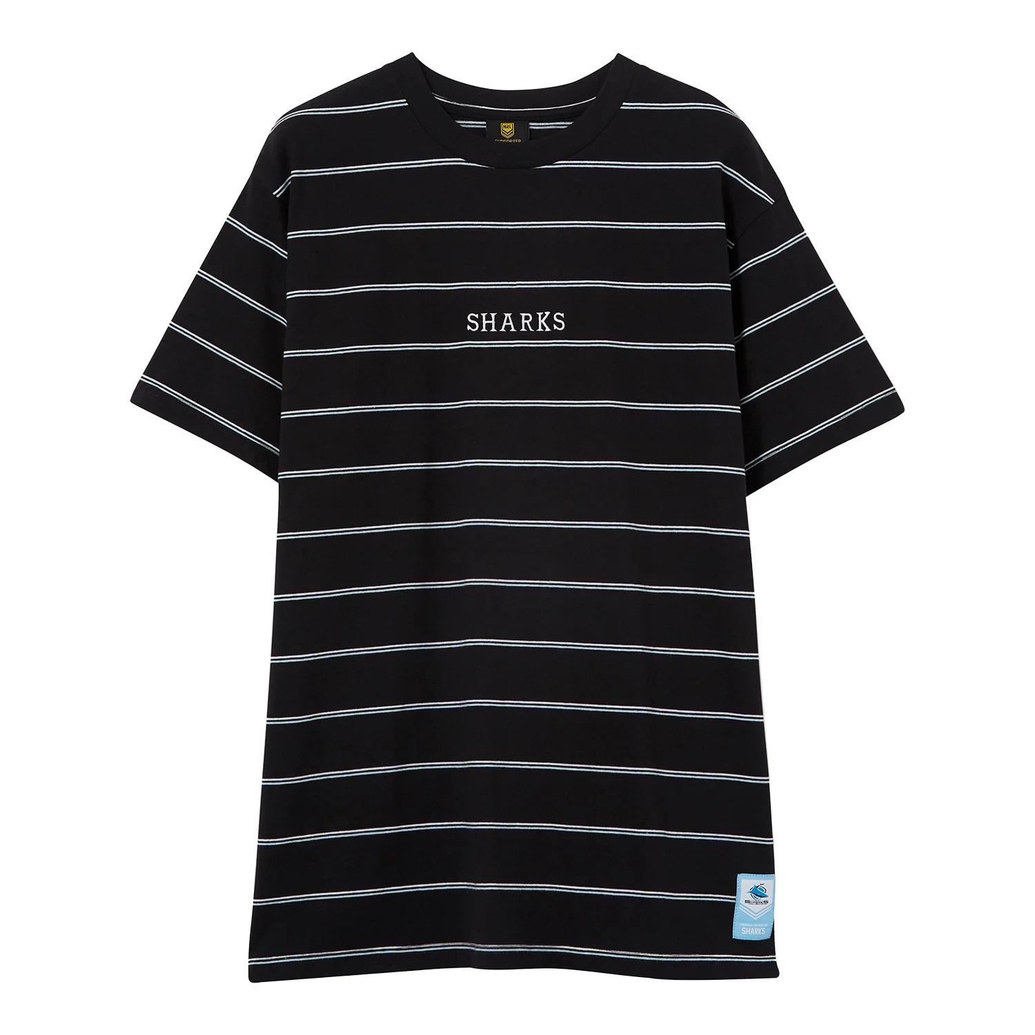 Cronulla-Sutherland Sharks Mens Club Stripe Tee