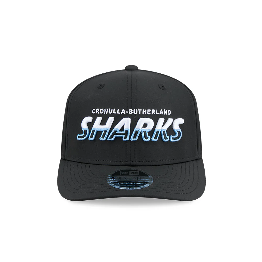 Cronulla-Sutherland Sharks Split Script 9Seventy Cap - Image 2