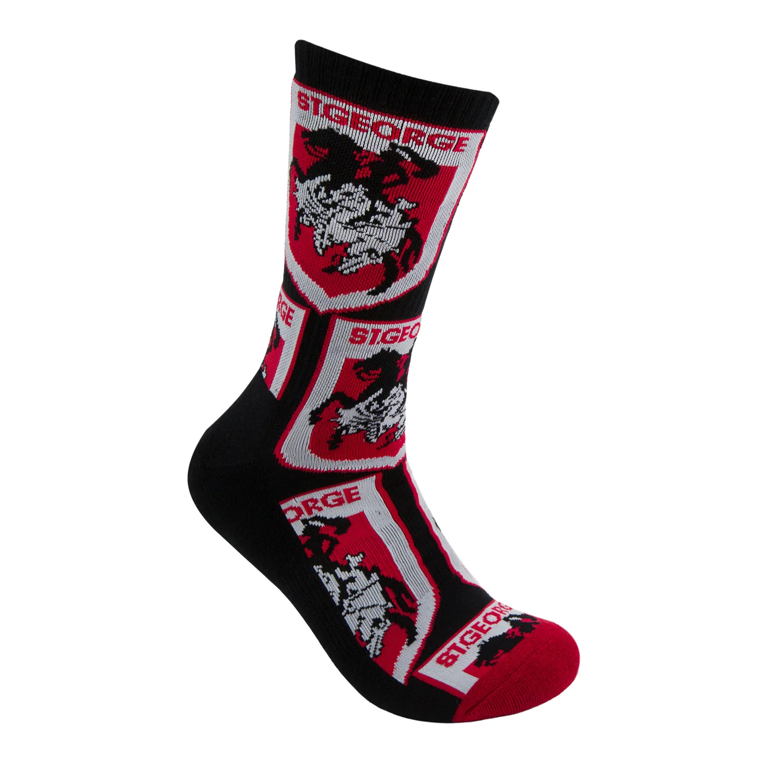 St George Illawarra Dragons Retro Sneaker Sock 2 Pack - Image 6