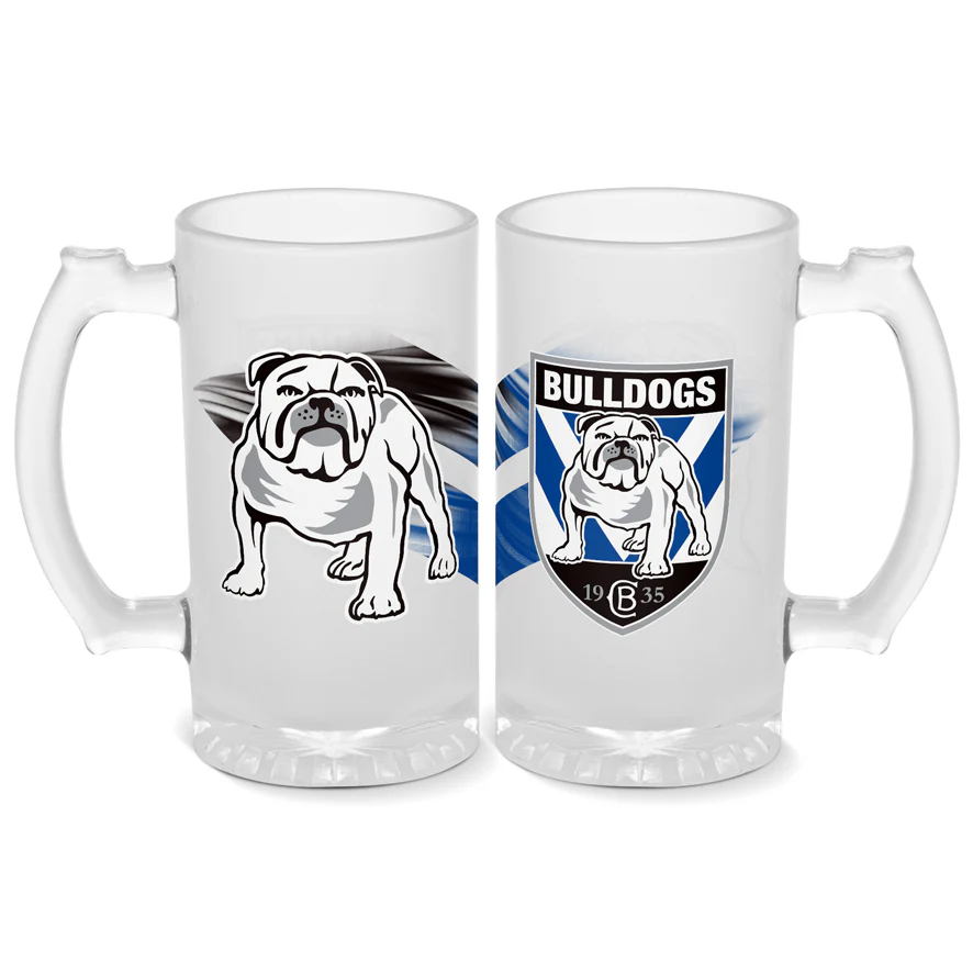 Canterbury-Bankstown Bulldogs Stein Frosted 500ml