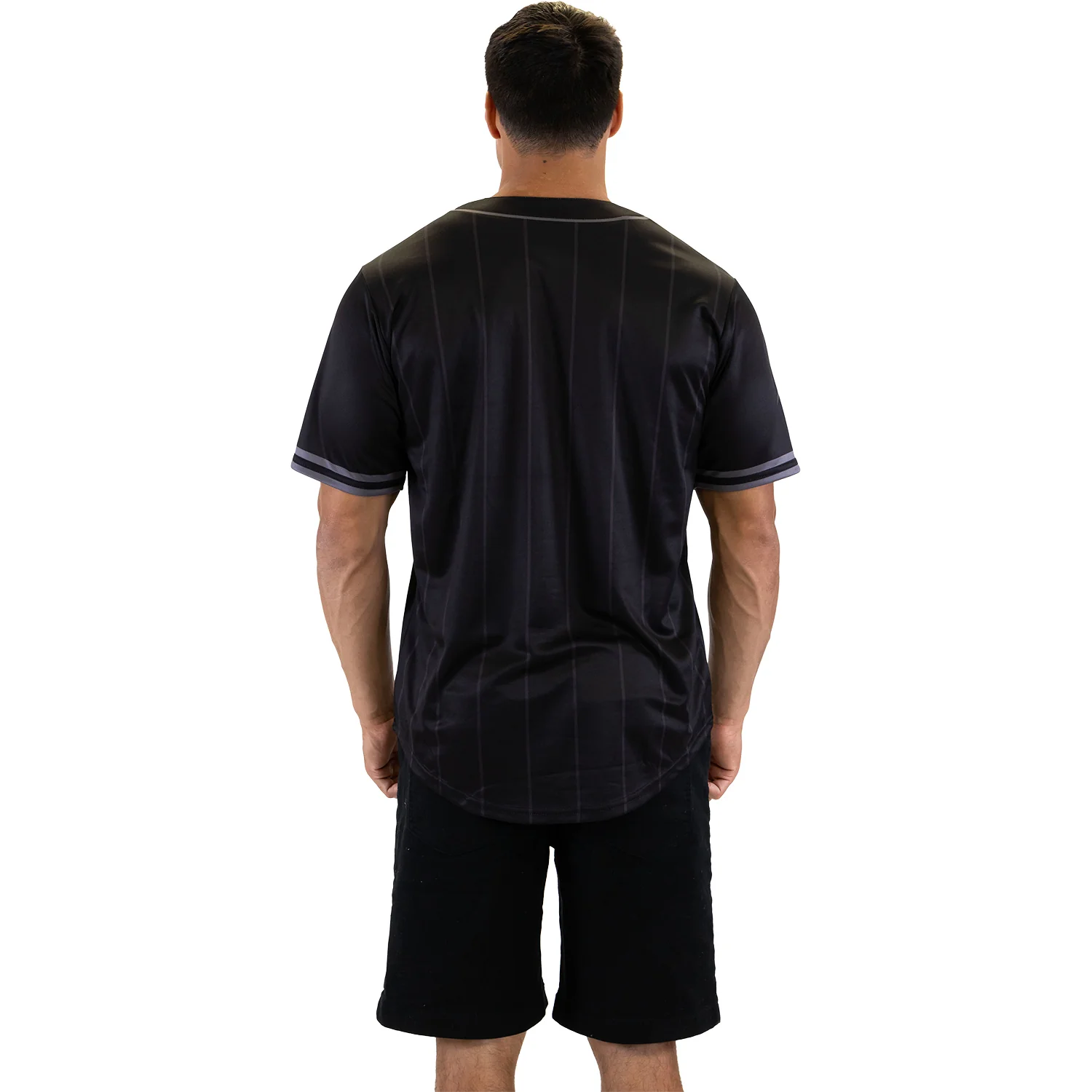 Melbourne Storm Adult Blackout Baseball Shirt - Image 4