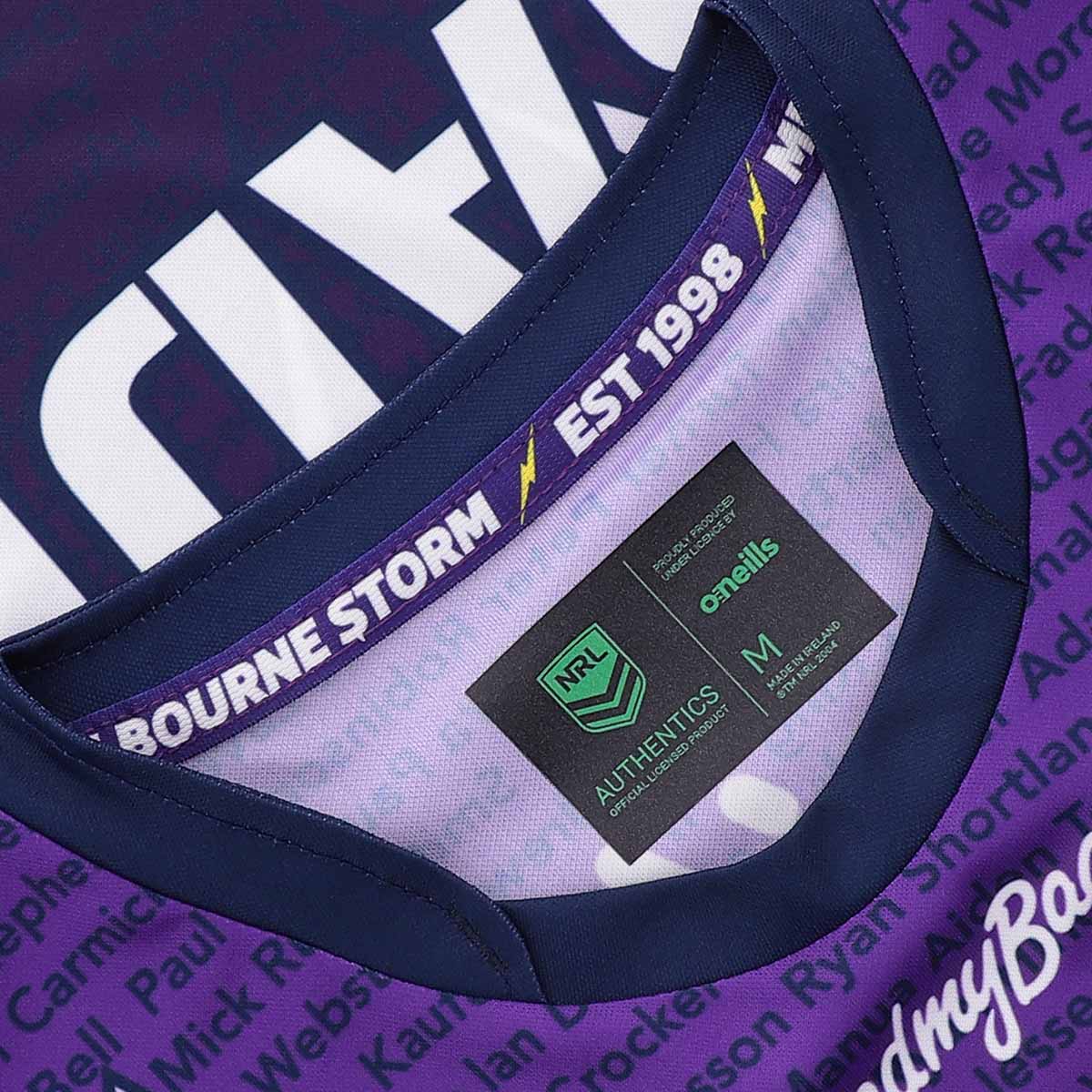Melbourne Storm Mens 2026 Warm Up Tee - Image 3