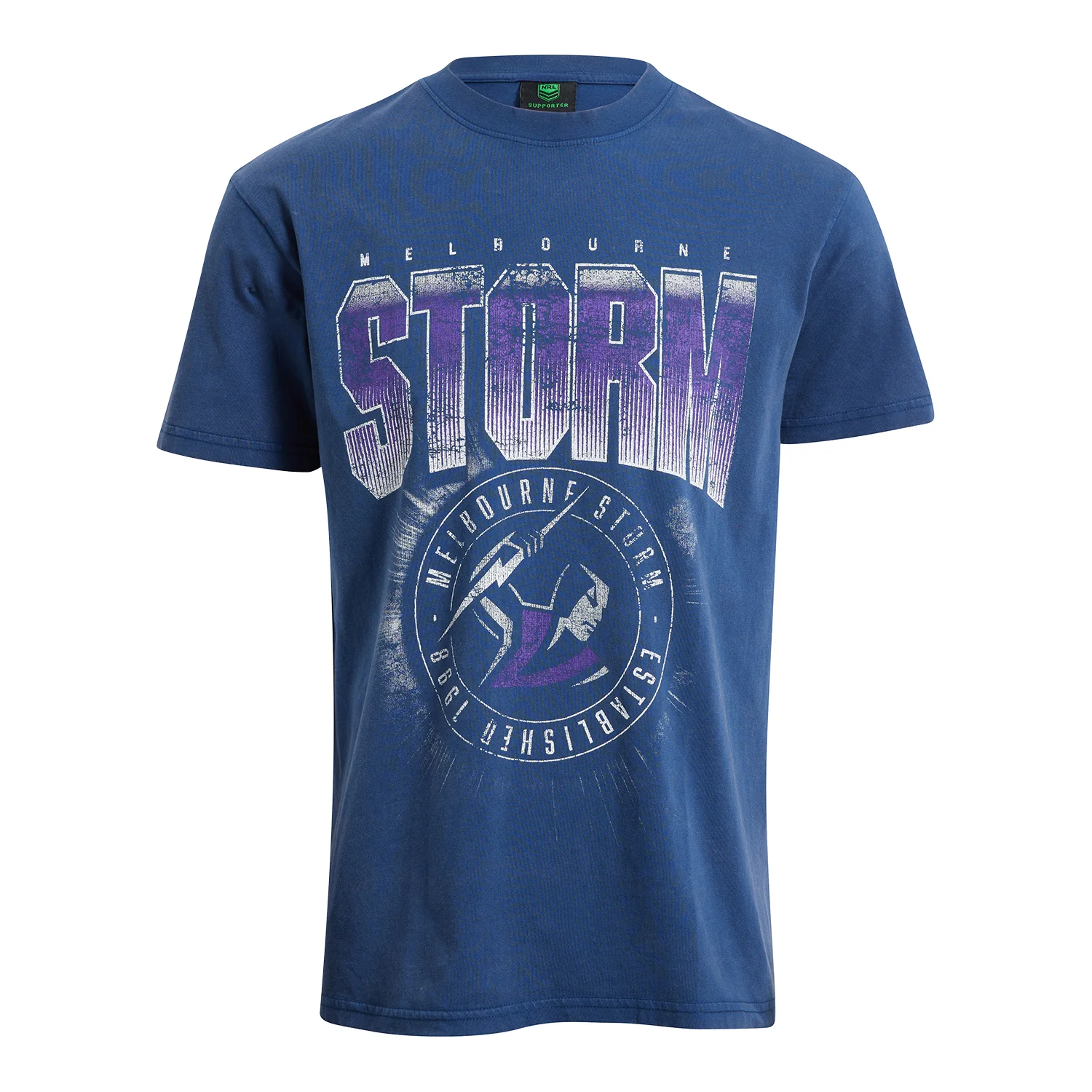 Melbourne Storm Mens Washed T Shirt