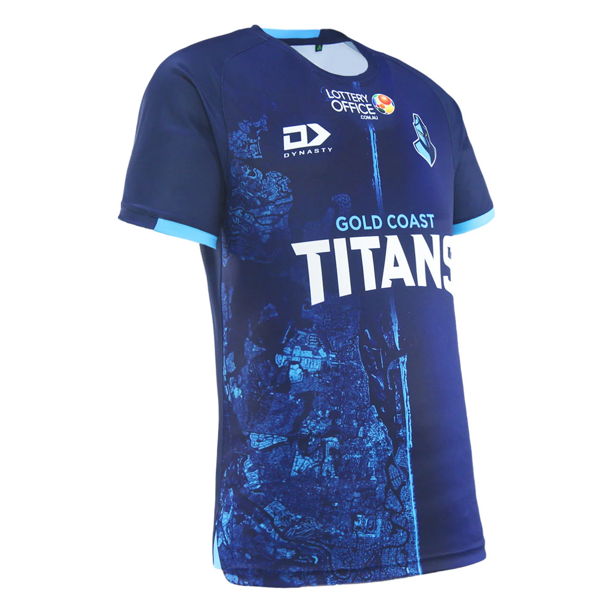 Gold Coast Titans 2025 Mens Warm Up T-Shirt - Image 3