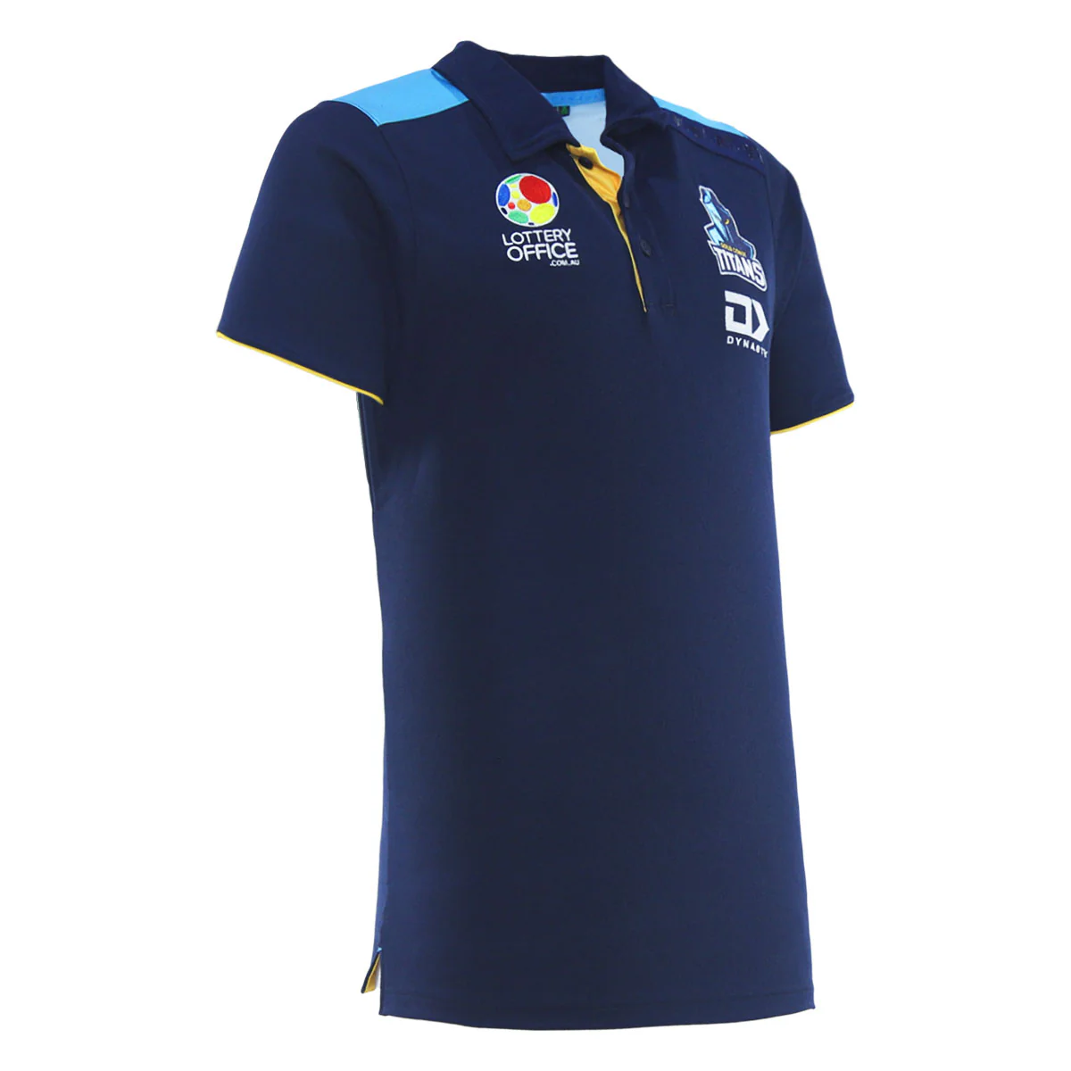 Gold Coast Titans Mens 2026 Media Polo Navy - Image 3