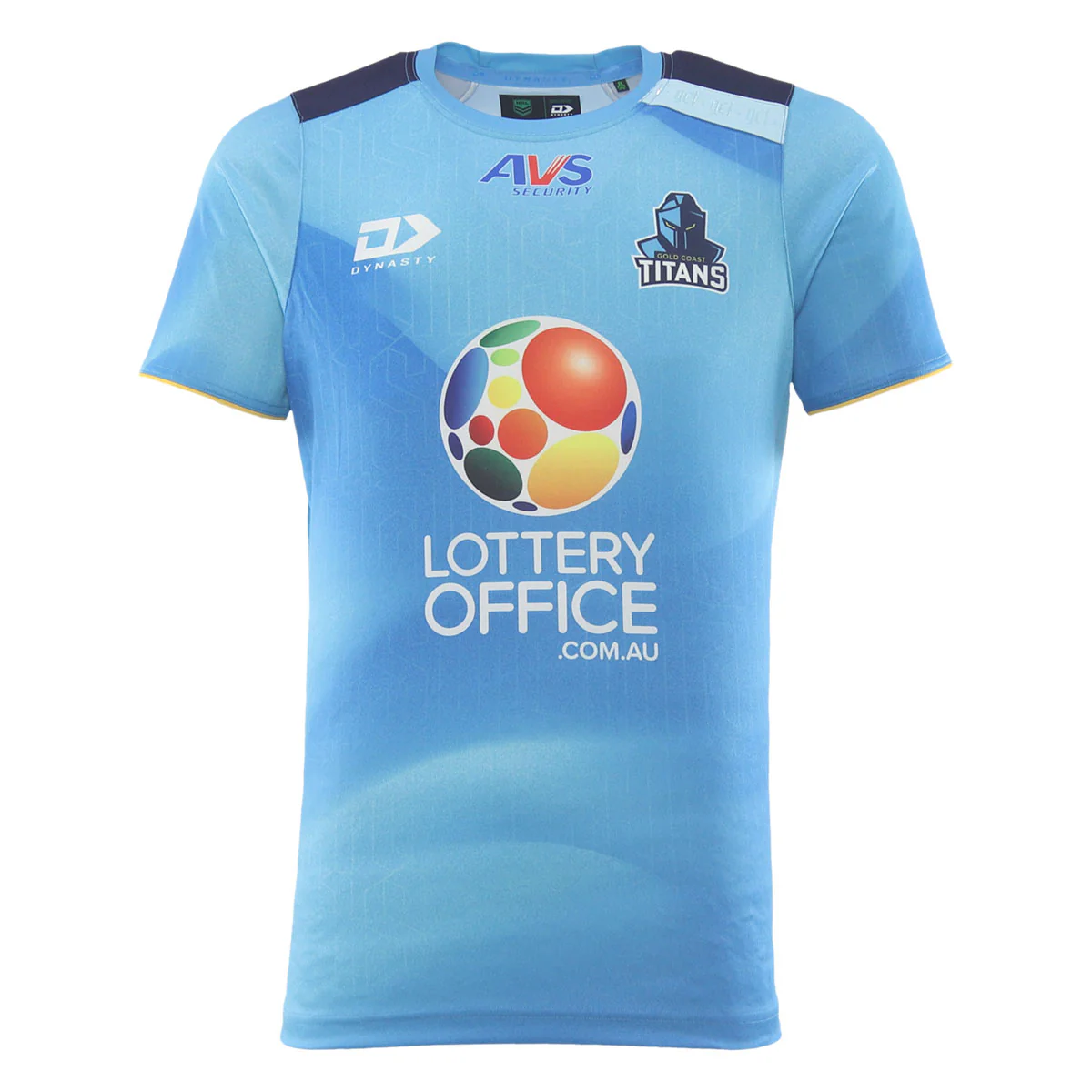 Gold Coast Titans Mens 2026 Training Tee Cyan