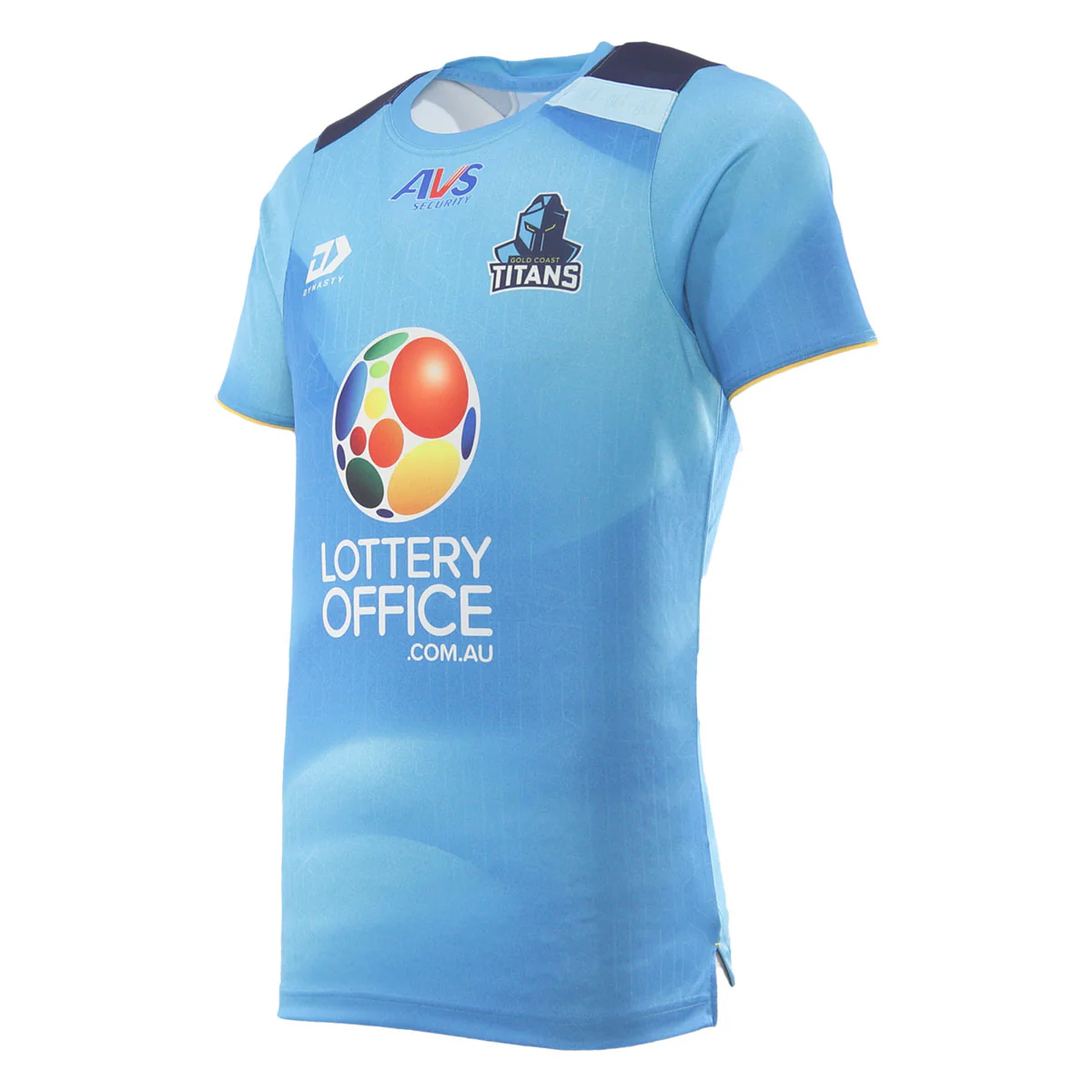 Gold Coast Titans Mens 2026 Training Tee Cyan - Image 2