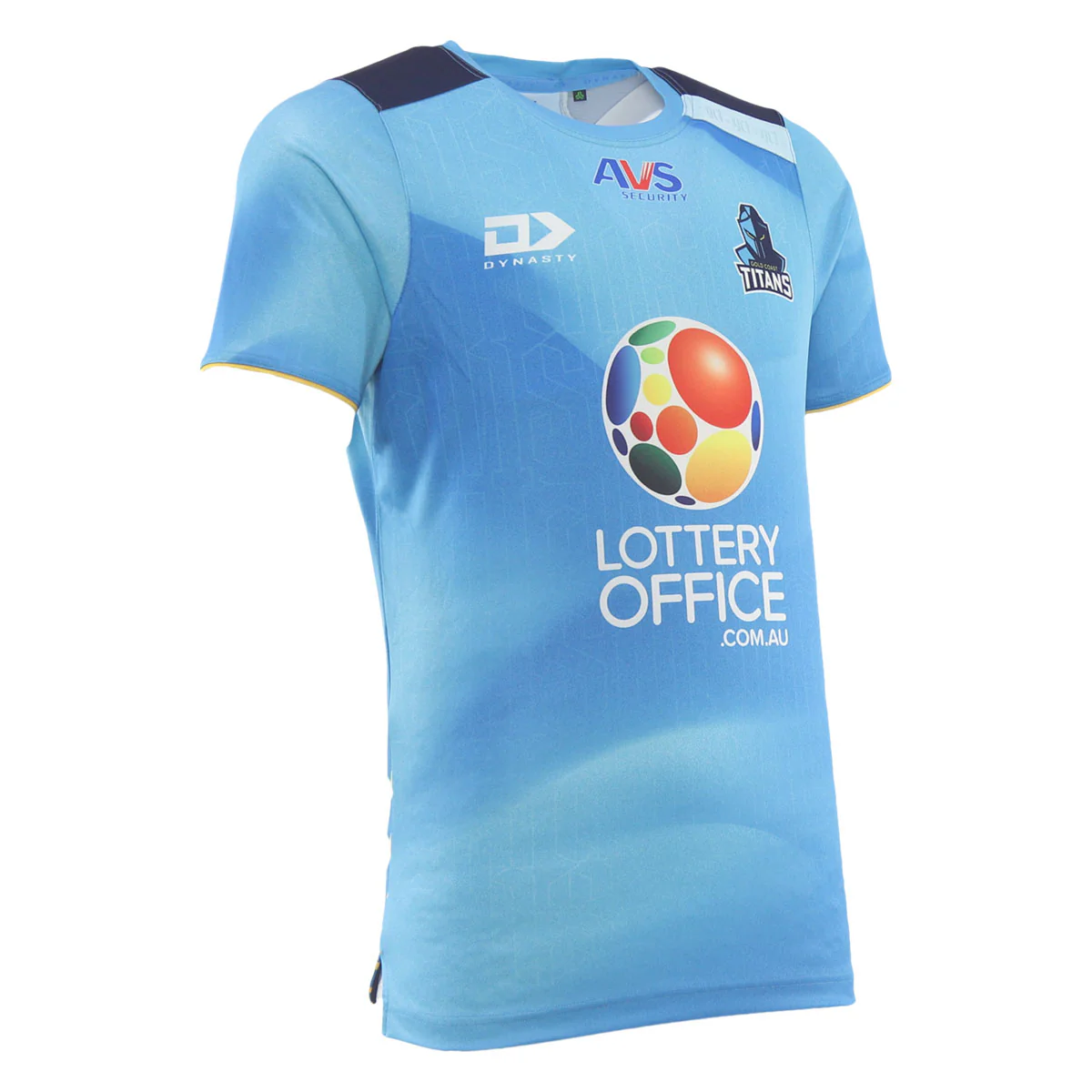 Gold Coast Titans Mens 2026 Training Tee Cyan - Image 3