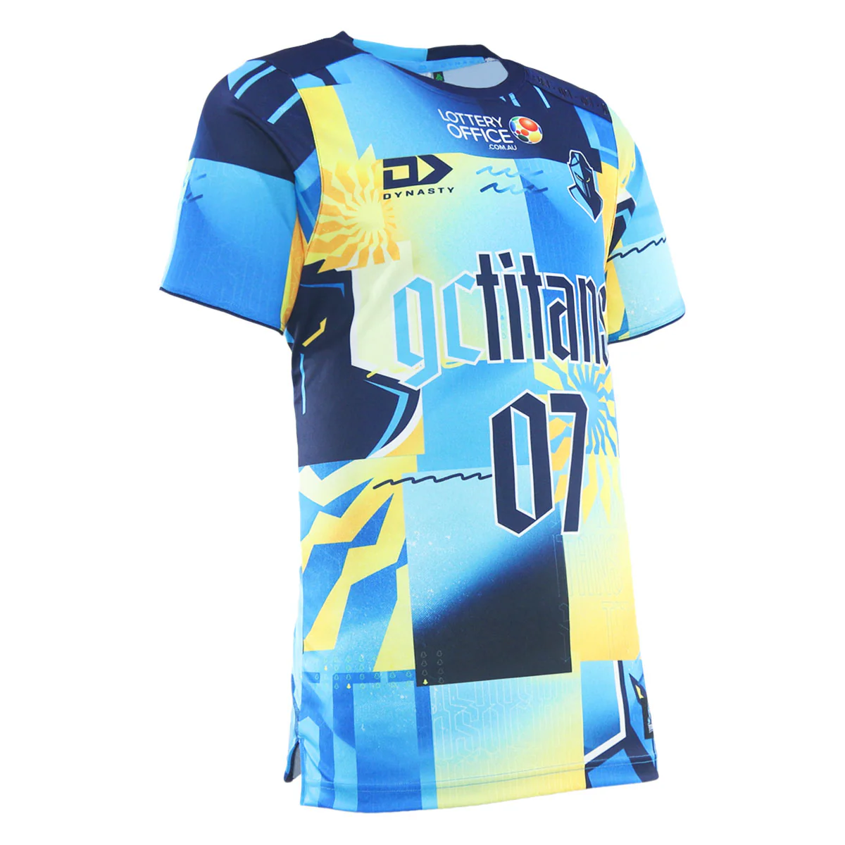 Gold Coast Titans Mens 2026 Warm Up Tee - Image 3