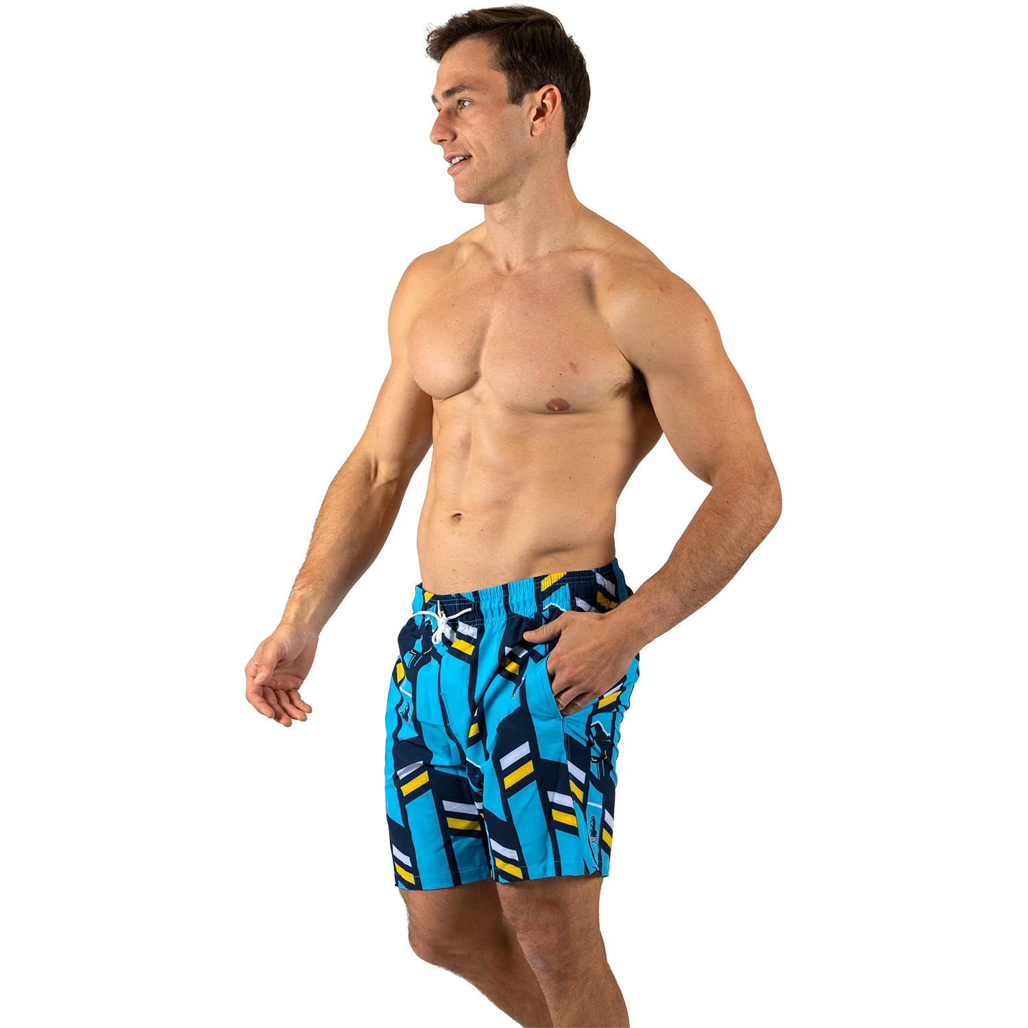 Gold Coast Titans Mens Riviera Volley Swim Shorts - Image 2