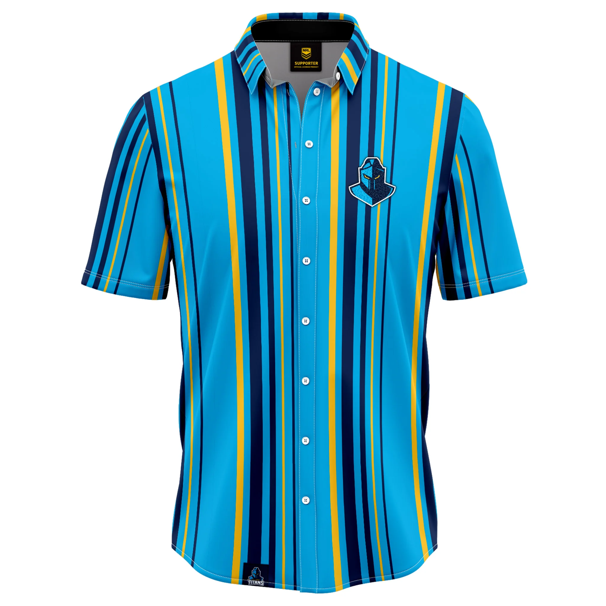 Gold Coast Titans Mens Sorrento Party Shirt - Image 6