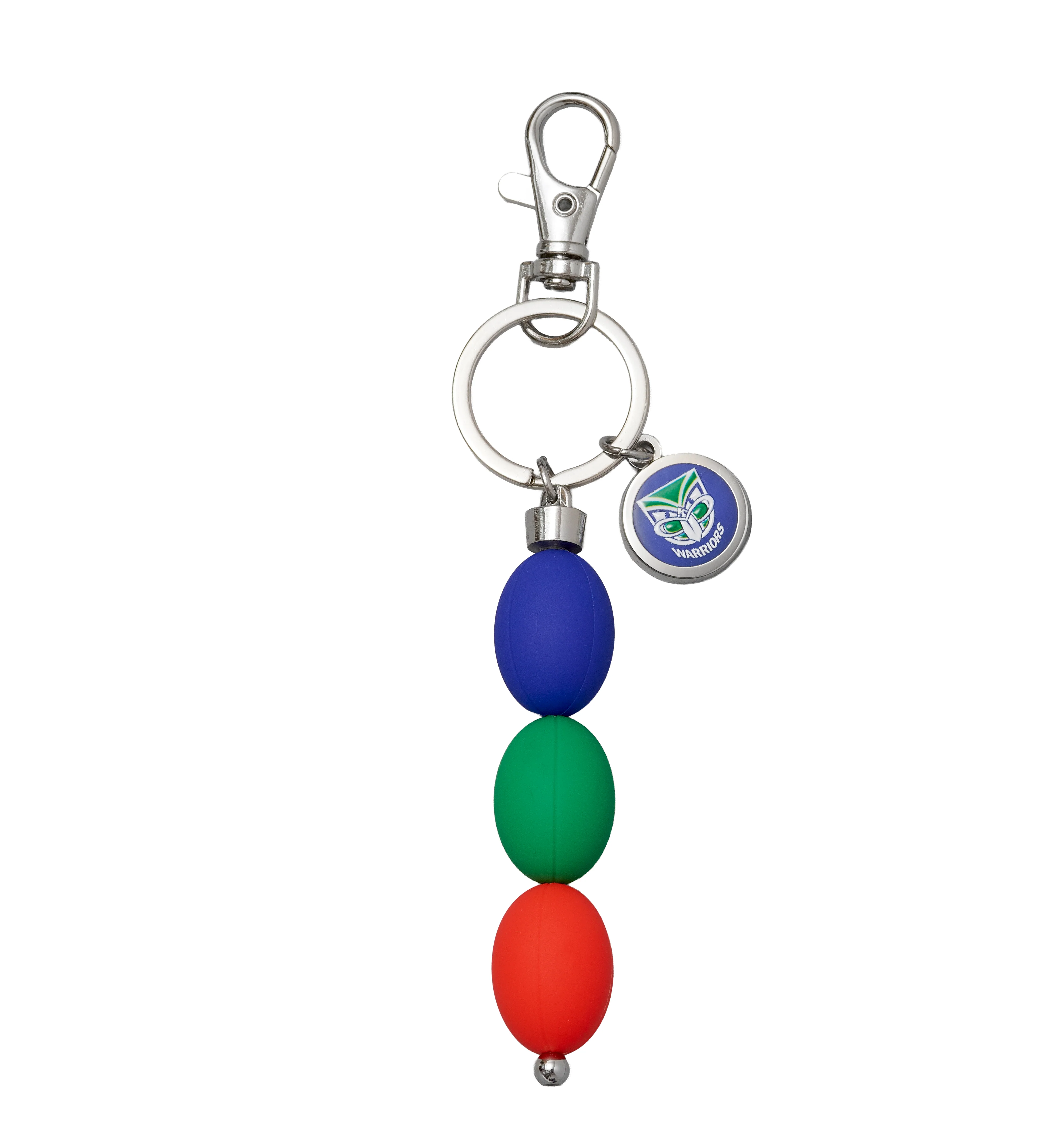 New Zealand Warriors 3 Ball Charm Keyring