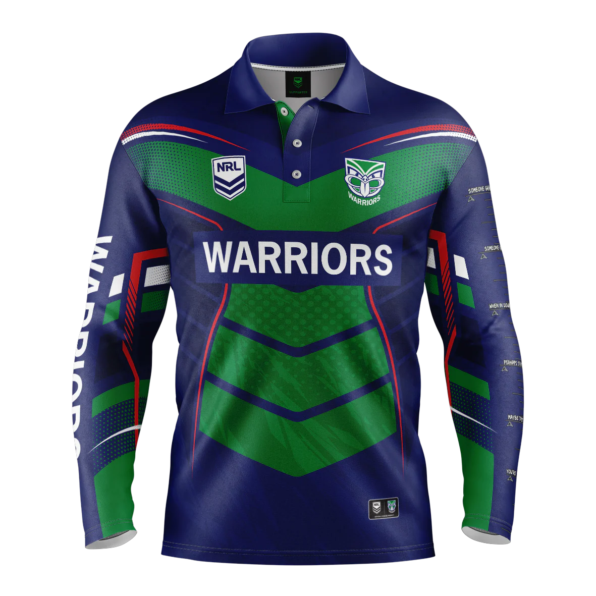 Warriors Cyber Fishing Shirt Mens - Image 5