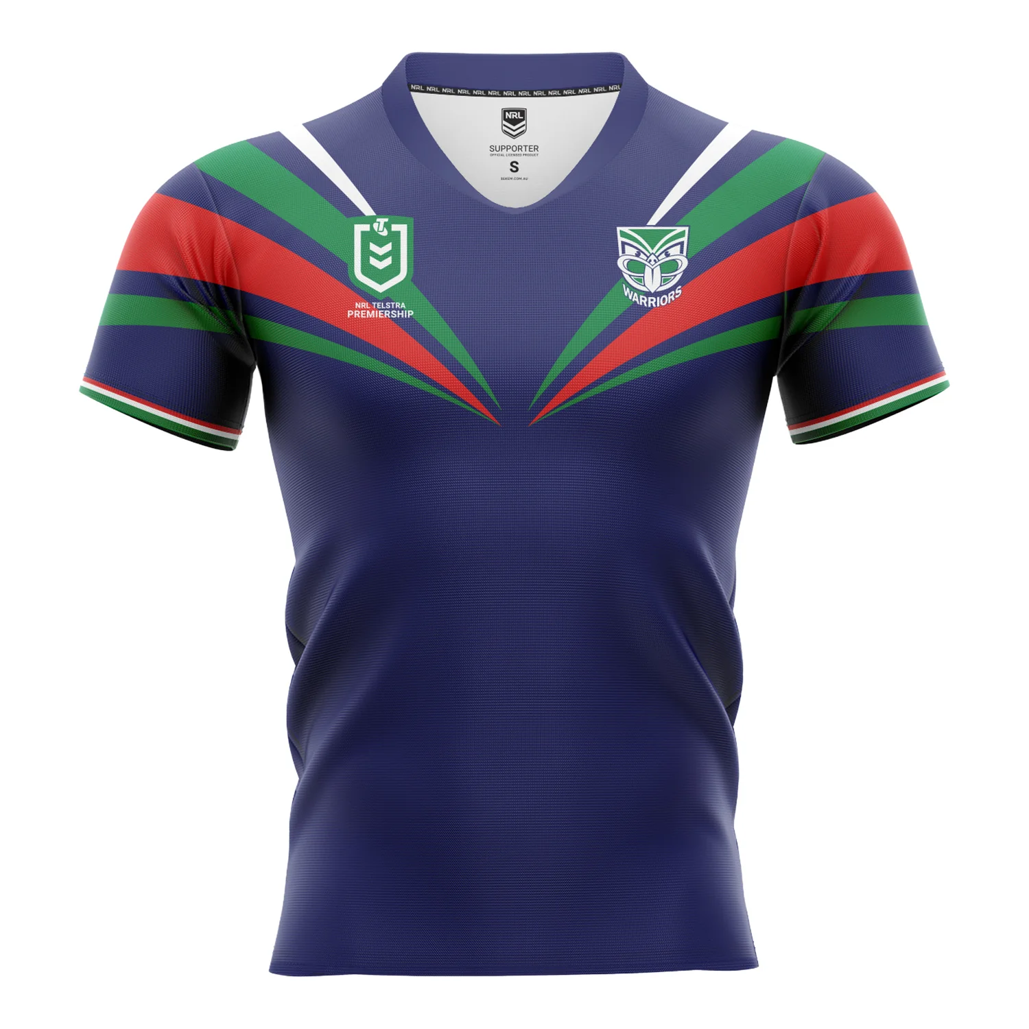 New Zealand Warriors Youth Supporter Home Jersey
