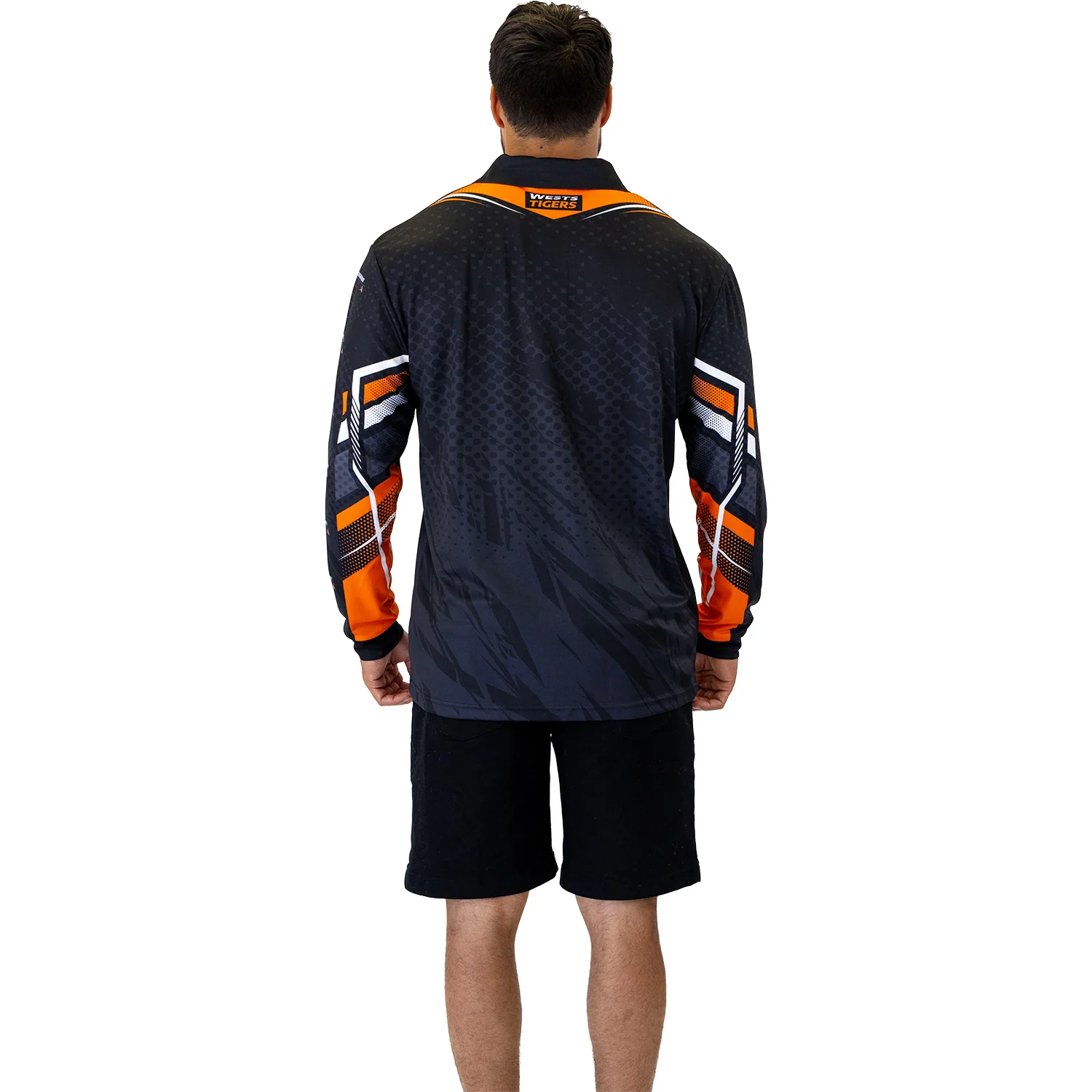 Wests Tigers Cyber Fishing Shirt Mens - Image 4