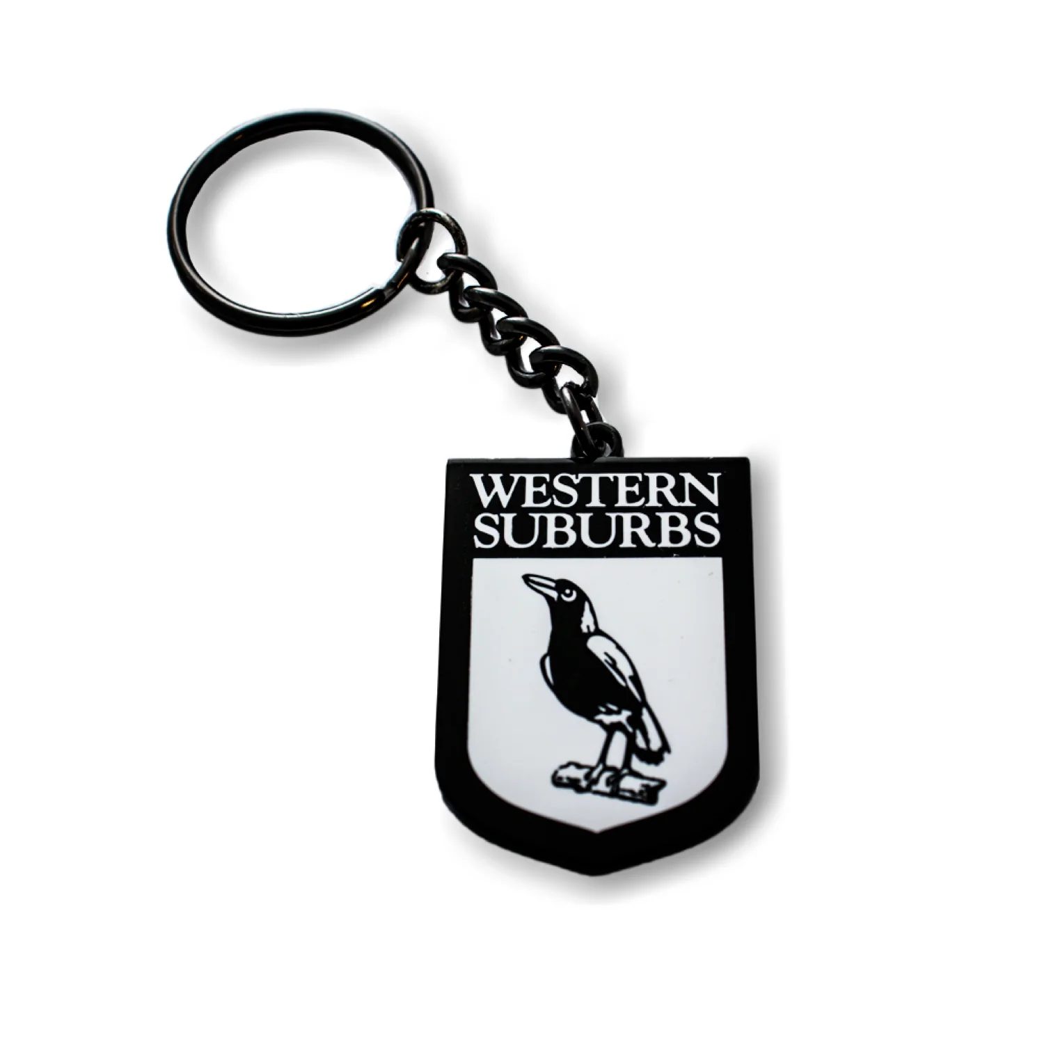 Western Suburbs Magpies Heritage Keyring