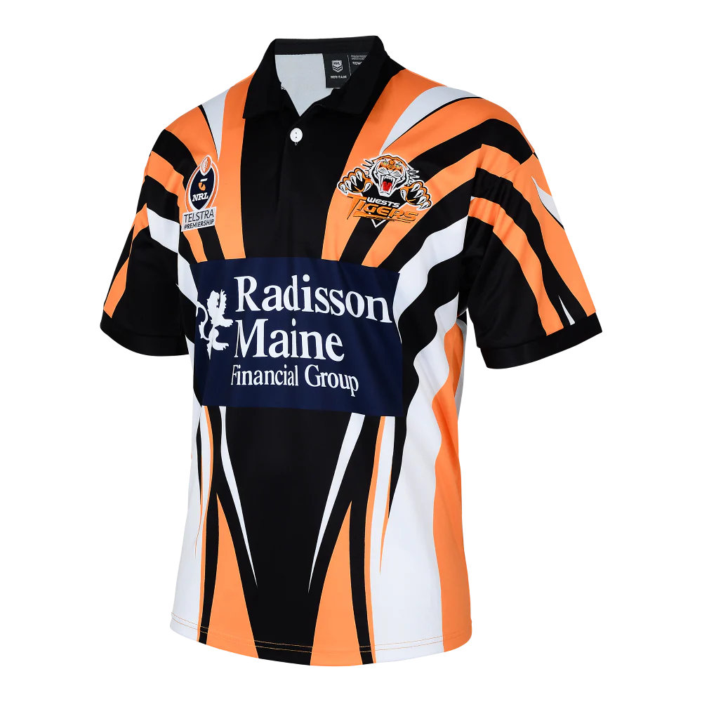 Wests Tigers 2003 Away Retro Jersey