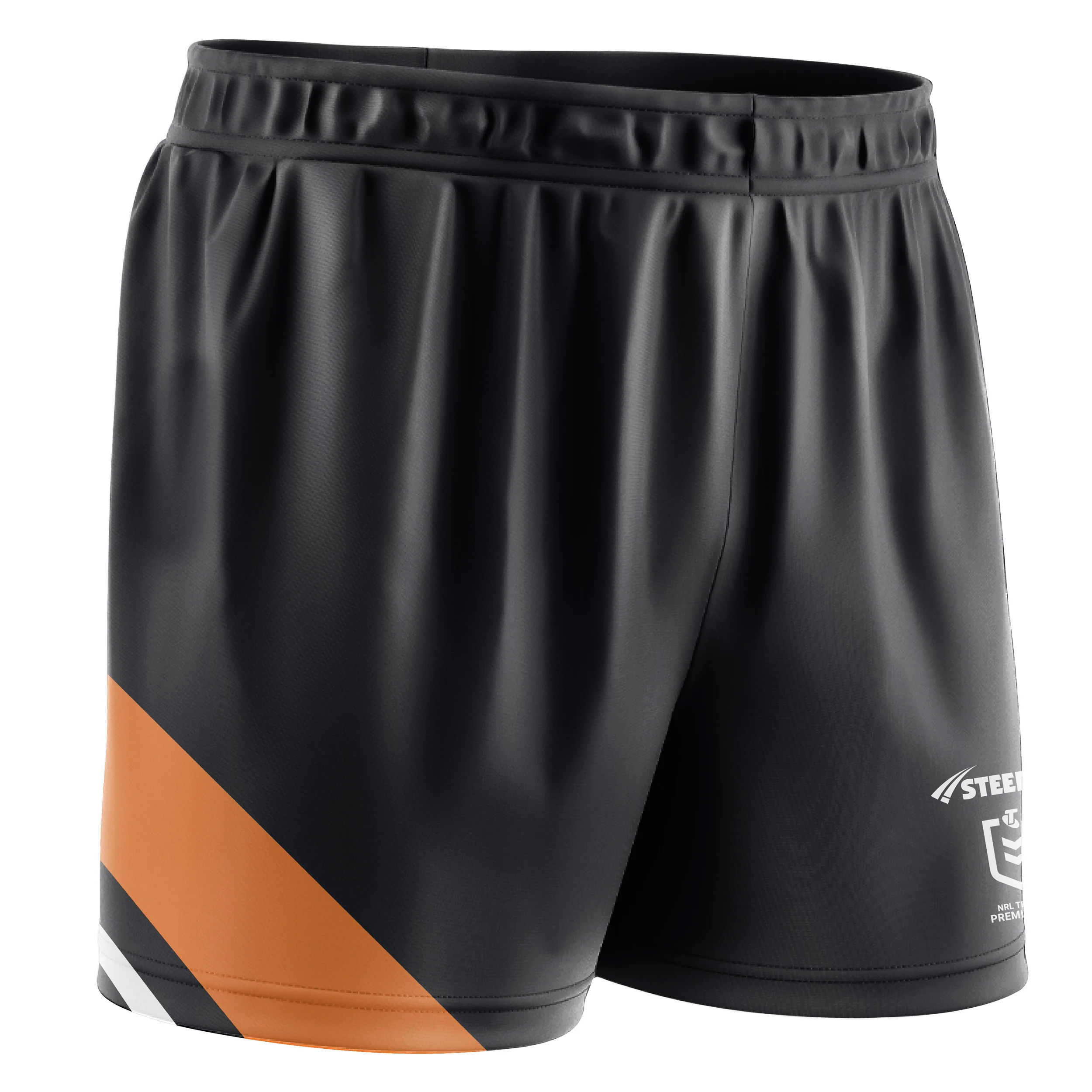 Wests Tigers 2024 Mens Home On Field Shorts - Image 2
