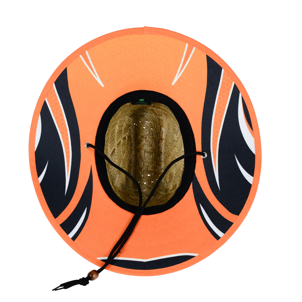 Wests Tigers Adult Retro Straw Hat - Image 2