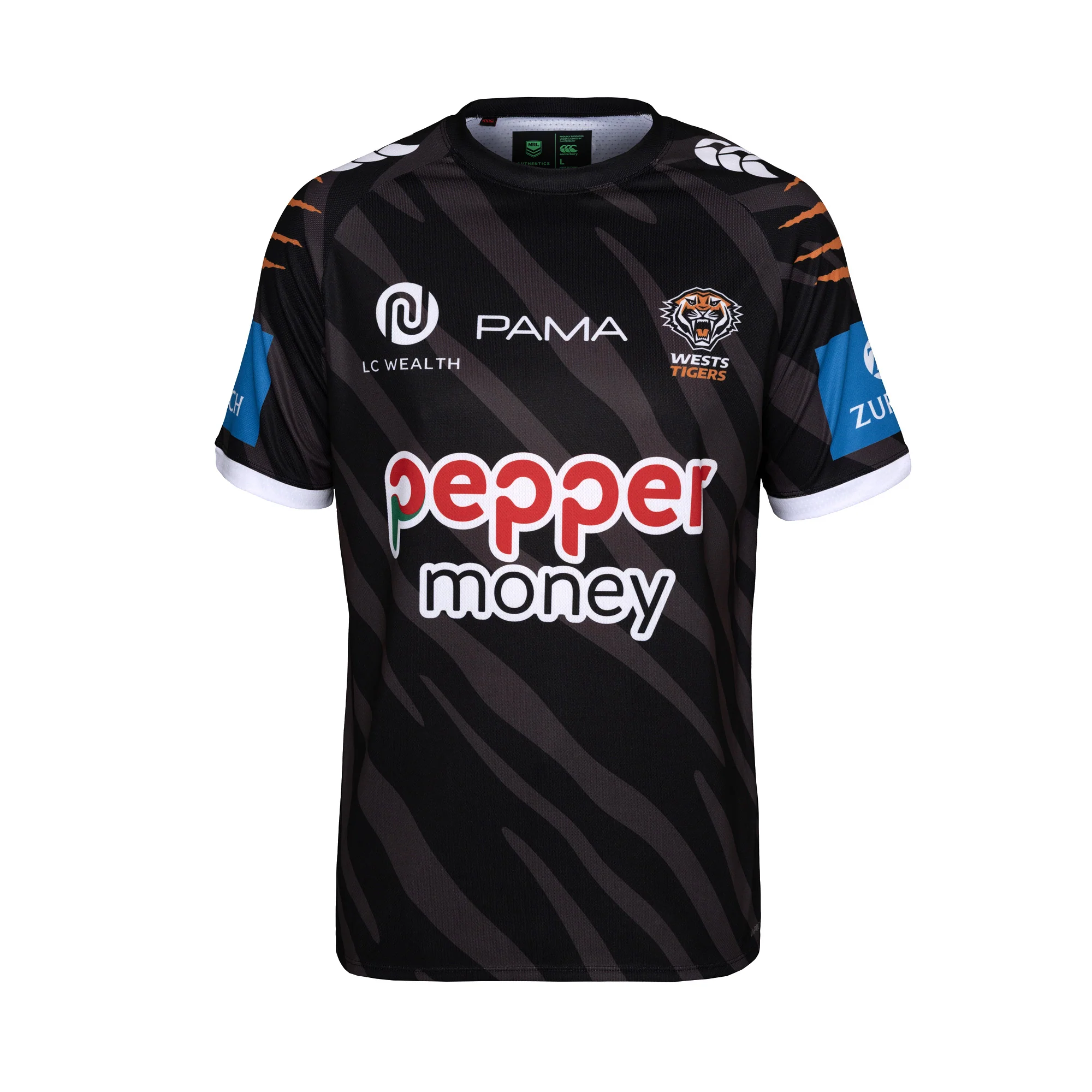 Wests Tigers Mens 2026 Warm Up Tee